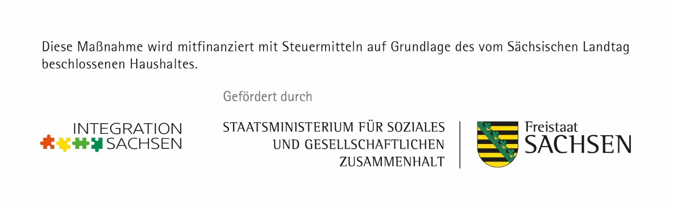 Logo Sächsisches Staatsministerium für Soziales und Gesellschaftlichen Zusammenhalt